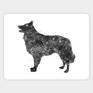 Schipperke Dog black and white Magnet